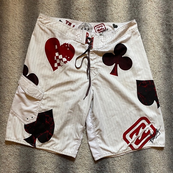 Billabong Taj Burrow Board Shorts Mens 38 White